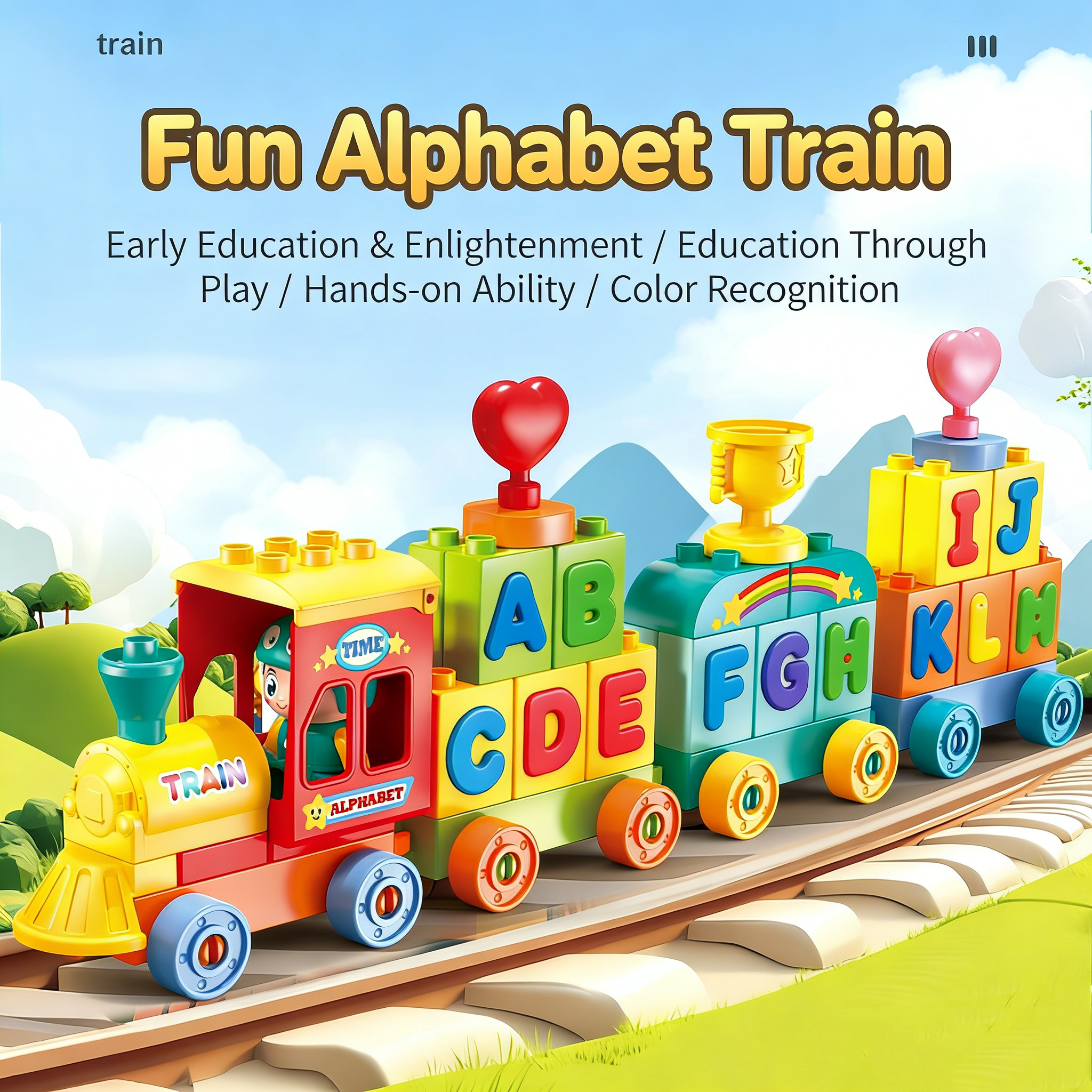 Big Particle Building Blocks T - Abc Kids Early Education reseña y precio