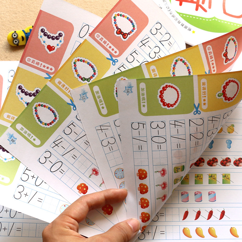 35 Pages Kids Learning Math Ea - Kids Education Questions reseña y precio