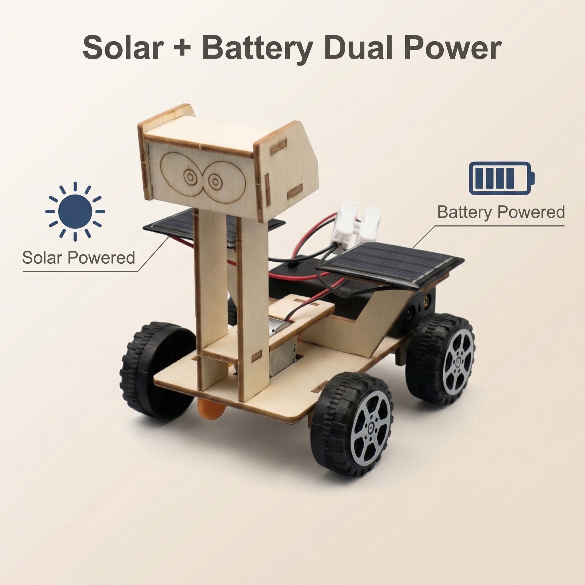 Upgraded 2-in-1 STEM Solar Lun - Solar System Model reseña y precio