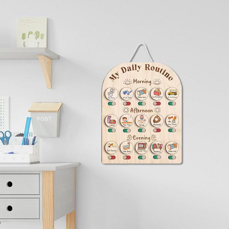 Kids Daily Routine Chart Morni - Kids Education Planner reseña y precio