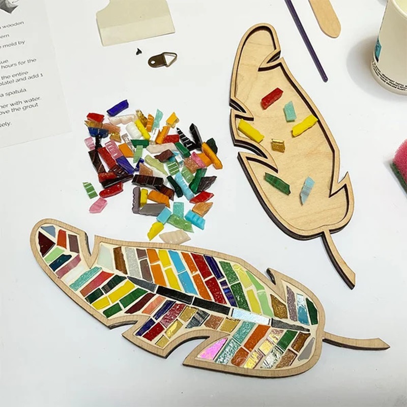 DIY Mosaic Coaster Colored Fea - Kids Educational Resources reseña y precio