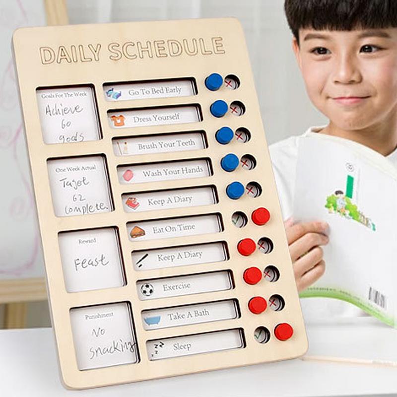 Routine Planner Board Reusable - Kids Education Planner reseña y precio