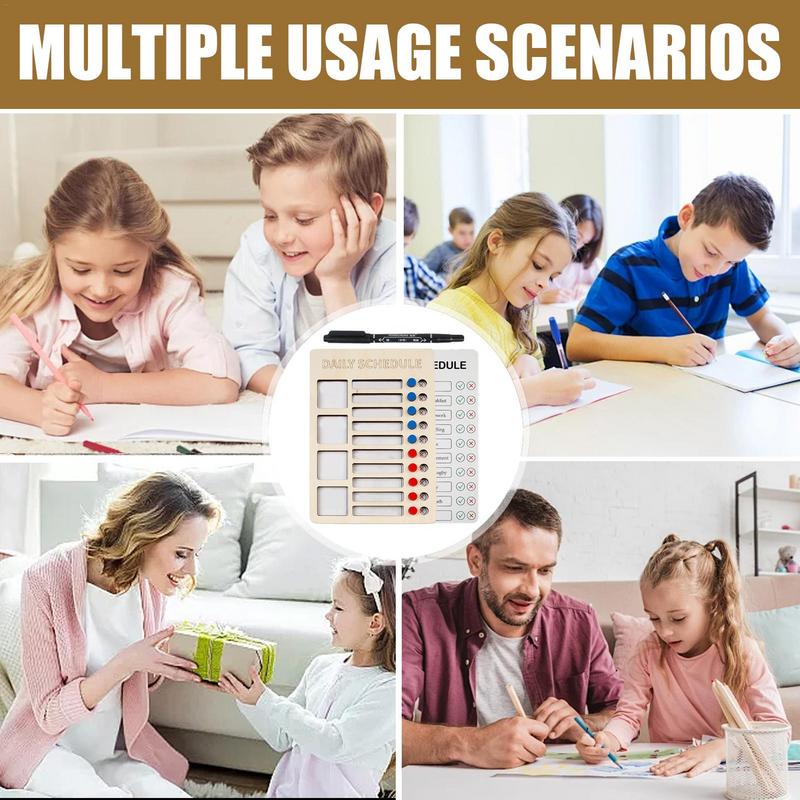 Routine Planner Board Reusable - Kids Education Planner reseña y precio