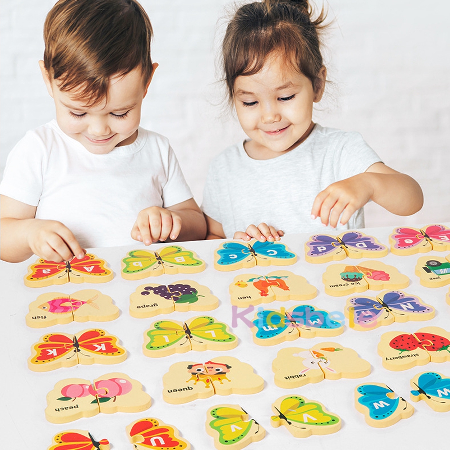 Wooden Animal Alphabet Puzzle  - Abc Kids Early Education reseña y precio