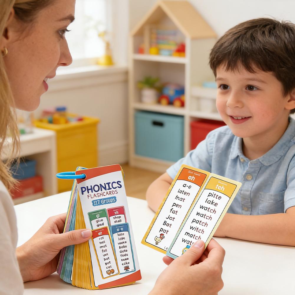 117 Groups Phonics Flashcards  - Flash Card Alphabet reseña y precio
