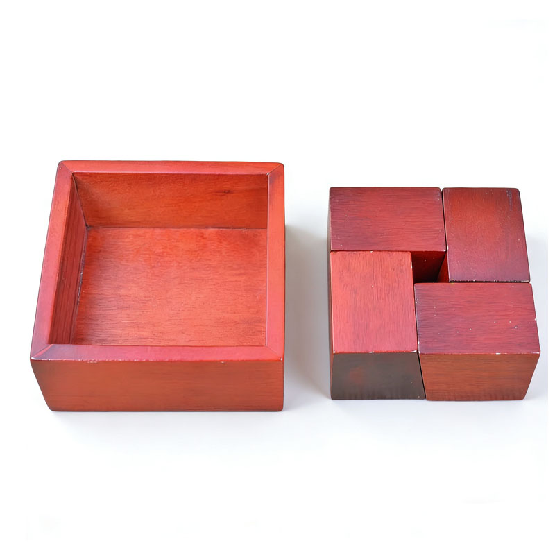 Impossible Wooden Brain Teaser - Brain Teaser Cube reseña y precio