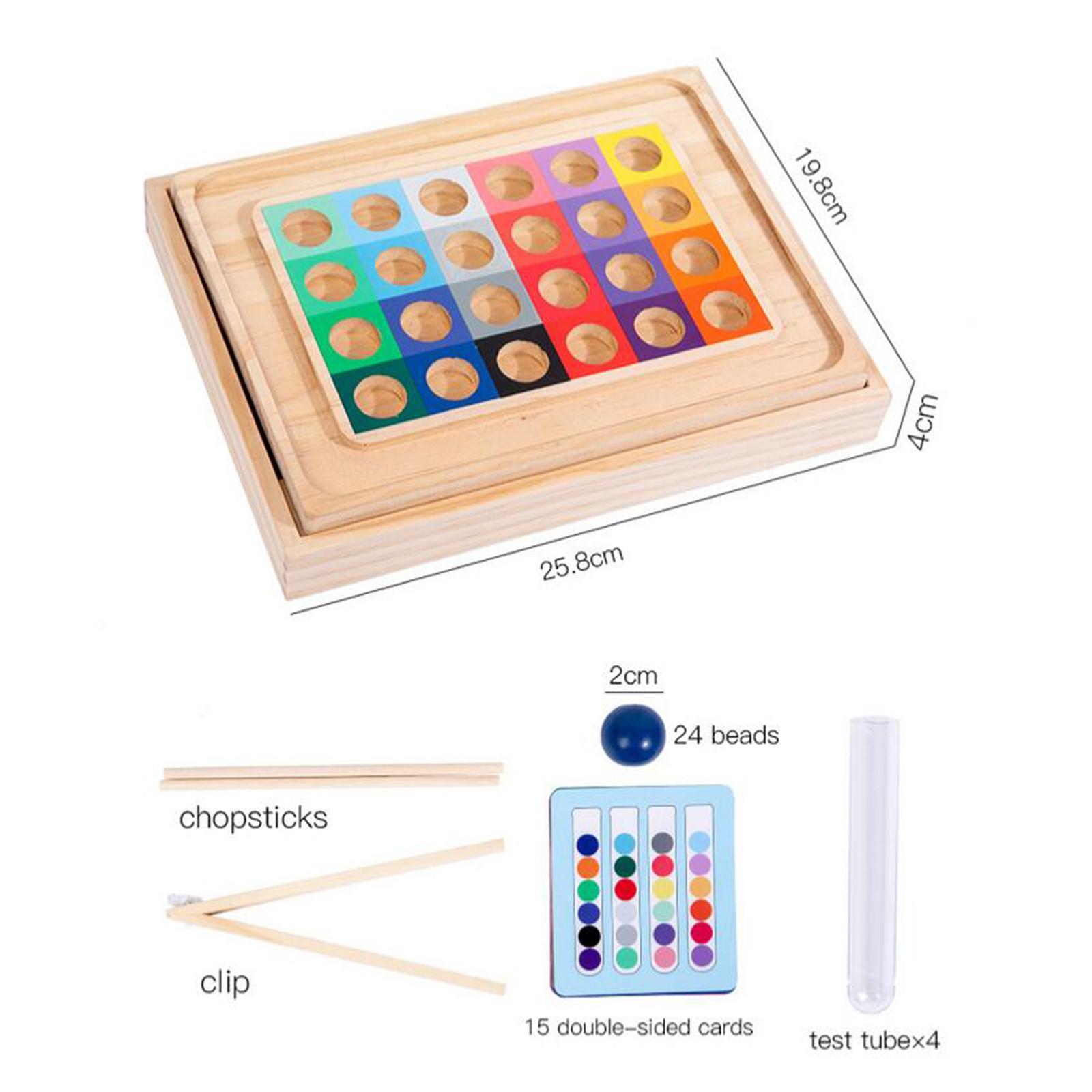 Clip Beads Test Tube Toys Educ - Kids Education Youtube reseña y precio