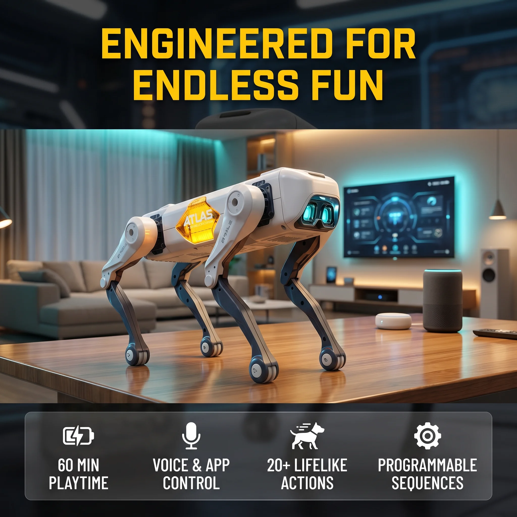 AI Smart Robot Dog, Voice & AP - Kids Educational Resources reseña y precio