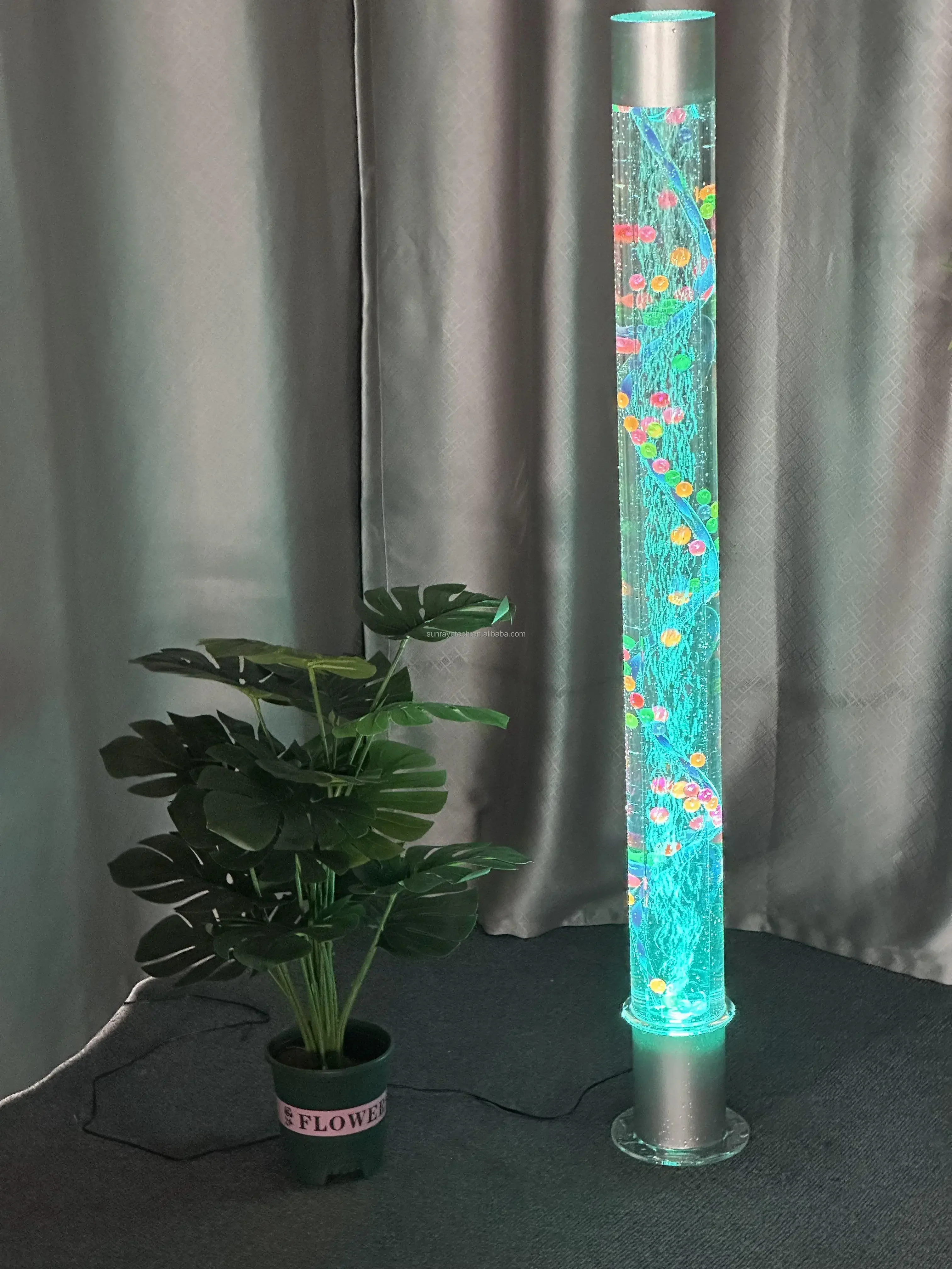 Floor Standing  Bubble Tube Cy - Kids Education Youtube reseña y precio