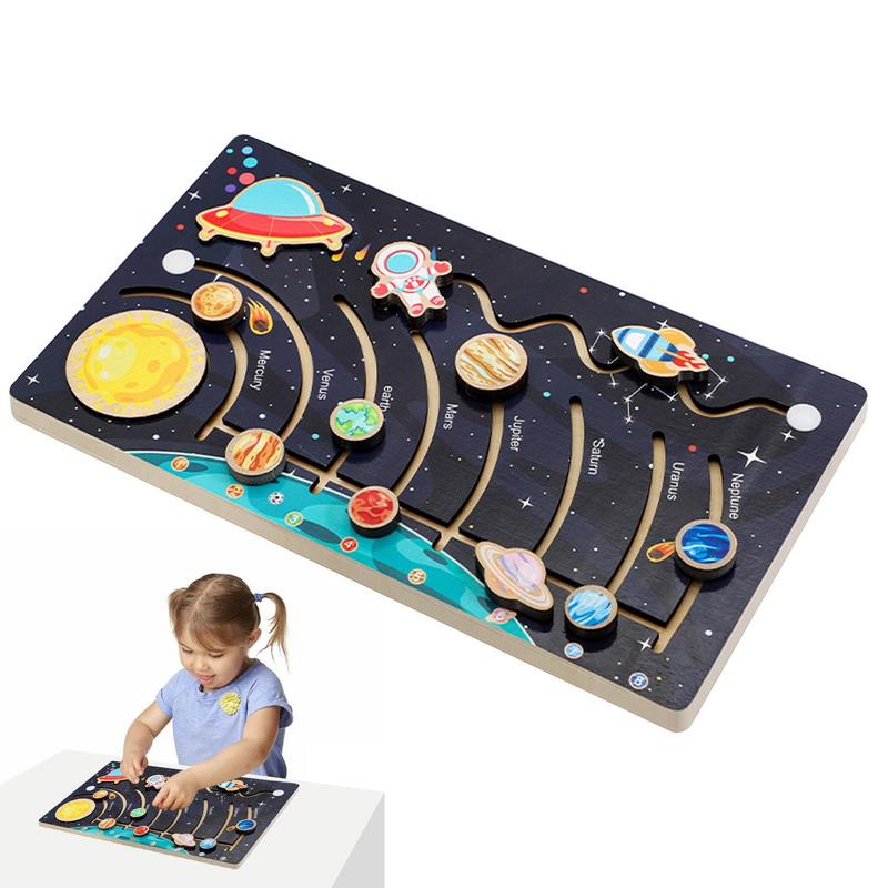 Solar System Model Board Woode - Solar System Model reseña y precio