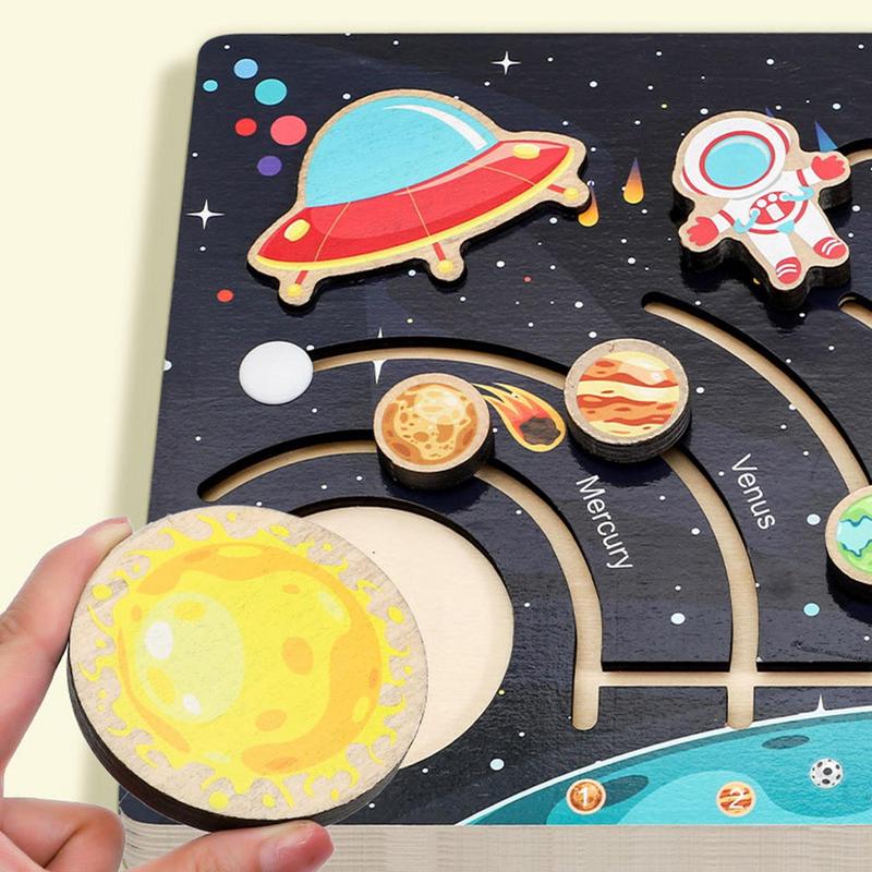 Solar System Model Board Woode - Solar System Model reseña y precio