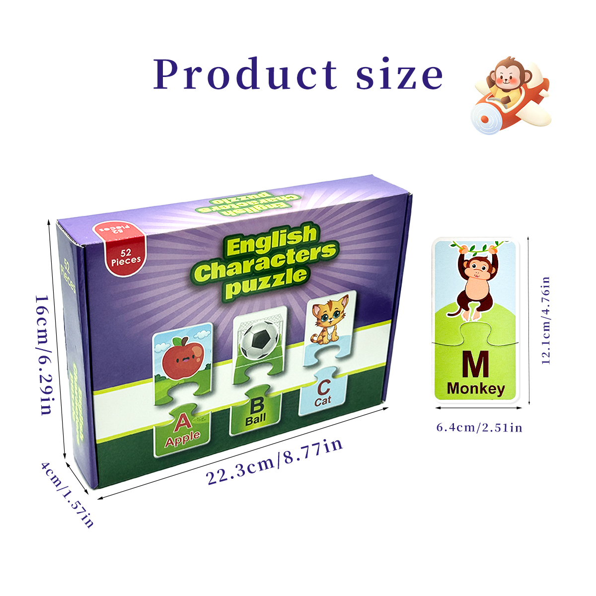 Alphabet Matching Puzzle Cards - Flash Card Alphabet reseña y precio