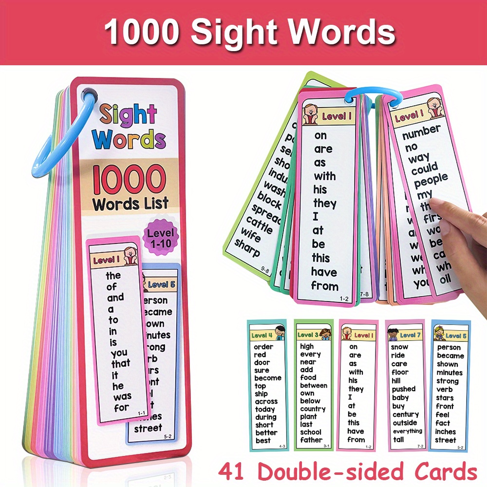 1000 Sight Words Flash Cards f - Sight Word Game reseña y precio