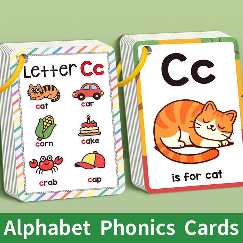 27Pcs/set Learning Card Cartoo - Flash Card Alphabet reseña y precio