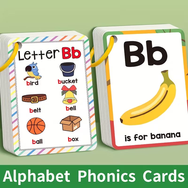 26 English Learning Cards with - Flash Card Alphabet reseña y precio